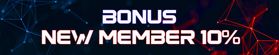 Bonus New Member 10%